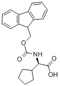 Fmoc-環(huán)戊基-D-Gly-OH結(jié)構(gòu)式_136555-16-3結(jié)構(gòu)式