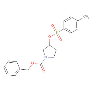 (R)-3-(甲苯-4-磺酰氧基)-吡咯烷-1-羧酸芐酯結(jié)構(gòu)式_136725-51-4結(jié)構(gòu)式