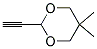 1,3-Dioxane, 2-ethynyl-5,5-dimethyl-(9ci)Structure,136831-03-3Structure 1,3-Dioxane, 2-ethynyl-5,5-dimethyl-(9ci) Structure,136831-03-3Structure