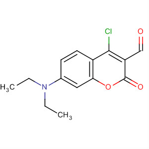 4-Chloro-7-(diethylamino)-2-oxo-2h-1-benzopyran-3-carboxaldehydeStructure,136918-66-6Structure 4-Chloro-7-(diethylamino)-2-oxo-2h-1-benzopyran-3-carboxaldehyde Structure,136918-66-6Structure
