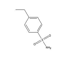 4-乙基苯磺酰胺結(jié)構(gòu)式_138-38-5結(jié)構(gòu)式