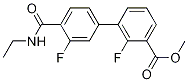 4-(乙基氨基甲酰)-2,3-二氟-[1,1-聯(lián)苯]-3-羧酸甲酯結(jié)構(gòu)式_1381944-66-6結(jié)構(gòu)式