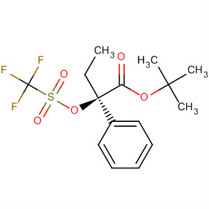 (R)-α-[[(三氟甲基)磺?；鵠氧基]-苯丁酸叔丁酯結(jié)構(gòu)式_138276-17-2結(jié)構(gòu)式