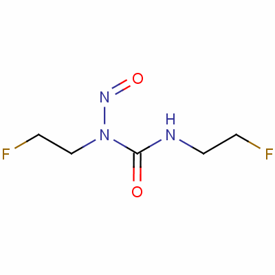 N,N-雙(2-氟乙基)-n-亞硝基-脲結(jié)構(gòu)式_13908-91-3結(jié)構(gòu)式