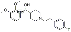 (R)-(+)-alpha-(2,3-dimethoxyphenyl)-1-[2-(4-fluoro-phenyl)ethyl]-4-piperidine methanol Structure,139290-65-6Structure
