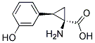 (1r-反式)-(9ci)-1-氨基-2-(3-羥基苯基)-環(huán)丙烷羧酸結(jié)構(gòu)式_139561-05-0結(jié)構(gòu)式