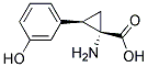 (1s-順式)-(9ci)-1-氨基-2-(3-羥基苯基)-環(huán)丙烷羧酸結(jié)構(gòu)式_139561-08-3結(jié)構(gòu)式