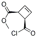 2-Cyclobutene-1-carboxylic acid, 4-(chlorocarbonyl)-, methyl ester, cis-(9ci)Structure,139591-41-6Structure 2-Cyclobutene-1-carboxylic acid, 4-(chlorocarbonyl)-, methyl ester, cis-(9ci) Structure,139591-41-6Structure