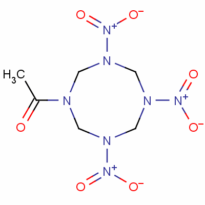 1-Acetyloctahydro-3,5,7-trinitro-1,3,5,7-tetrazocineStructure,13980-00-2Structure 1-Acetyloctahydro-3,5,7-trinitro-1,3,5,7-tetrazocine Structure,13980-00-2Structure