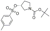 (R)-3-(甲苯-4-磺酰氧基)-吡咯烷-1-羧酸叔丁酯結(jié)構(gòu)式_139986-03-1結(jié)構(gòu)式