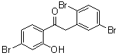 1-(4-Bromo-2-hydroxyphenyl)-2-(2,5-dibromophenyl)ethanoneStructure,1403991-85-4Structure 1-(4-Bromo-2-hydroxyphenyl)-2-(2,5-dibromophenyl)ethanone Structure,1403991-85-4Structure
