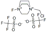 1-氯甲基-4-氟-1,4-二氮雜雙環(huán)[2.2.2]辛烷 雙(三氟甲烷磺酸鹽)結(jié)構(gòu)式_140681-68-1結(jié)構(gòu)式