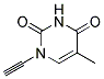 2,4(1H,3h)-pyrimidinedione, 1-ethynyl-5-methyl-(9ci)Structure,141299-25-4Structure 2,4(1H,3h)-pyrimidinedione, 1-ethynyl-5-methyl-(9ci) Structure,141299-25-4Structure