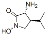 反式-(9ci)-3-氨基-1-羥基-4-(1-甲基乙基)-2-吡咯烷酮結(jié)構(gòu)式_142229-26-3結(jié)構(gòu)式