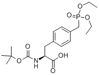 N-boc-(4-diethylphosphonomethyl)-l-phenylalanineStructure,142348-55-8Structure N-boc-(4-diethylphosphonomethyl)-l-phenylalanine Structure,142348-55-8Structure