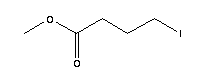 4-碘丁酸甲酯結構式_14273-85-9結構式