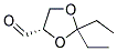1,3-Dioxolane-4-carboxaldehyde, 2,2-diethyl-, (4s)-(9ci)Structure,143157-28-2Structure 1,3-Dioxolane-4-carboxaldehyde, 2,2-diethyl-, (4s)-(9ci) Structure,143157-28-2Structure