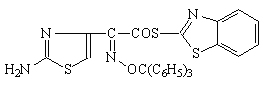 (Benzothiazol-2-yl)-(Z)-2-trityloxyimino-2-(2-aminothiazole-4-yl)-thioacetateStructure,143183-03-3Structure (Benzothiazol-2-yl)-(Z)-2-trityloxyimino-2-(2-aminothiazole-4-yl)-thioacetate Structure,143183-03-3Structure