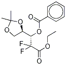 2-脫氧-2,2-二氟-4,5-O-異亞丙基-D-蘇式-戊糖酸乙酯苯甲酸酯結(jié)構(gòu)式_143234-92-8結(jié)構(gòu)式