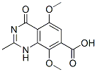 7-Quinazolinecarboxylic acid, 1,4-dihydro-5,8-dimethoxy-2-methyl-4-oxo-(9ci)Structure,143430-42-6Structure 7-Quinazolinecarboxylic acid, 1,4-dihydro-5,8-dimethoxy-2-methyl-4-oxo-(9ci) Structure,143430-42-6Structure