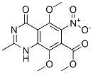 7-Quinazolinecarboxylic acid, 1,4-dihydro-5,8-dimethoxy-2-methyl-6-nitro-4-oxo-, methyl ester (9ci)Structure,143430-44-8Structure 7-Quinazolinecarboxylic acid, 1,4-dihydro-5,8-dimethoxy-2-methyl-6-nitro-4-oxo-, methyl ester (9ci) Structure,143430-44-8Structure