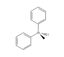 Chlorodiphenylmethylsilane Structure,144-79-6Structure