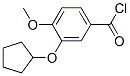 3-(Cyclopentyloxy)-4-methoxybenzoyl chlorideStructure,144036-19-1Structure 3-(Cyclopentyloxy)-4-methoxybenzoyl chloride Structure,144036-19-1Structure