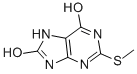 6,8-Dihydroxy-2-(methylthio)purineStructure,14443-37-9Structure 6,8-Dihydroxy-2-(methylthio)purine Structure,14443-37-9Structure