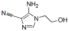 5-氨基-1-(2-羥基乙基)-1H-咪唑-4-甲腈結(jié)構(gòu)式_144486-68-0結(jié)構(gòu)式