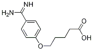 5-(4-Amidinophenoxy)pentanoic acidStructure,144602-61-9Structure 5-(4-Amidinophenoxy)pentanoic acid Structure,144602-61-9Structure
