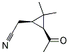 (1r-順式)-(9ci)-3-乙?；?2,2-二甲基-環(huán)丙烷乙腈結(jié)構(gòu)式_144686-75-9結(jié)構(gòu)式