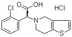 (S)-2-(2-氯苯基)-2-(6,7-二氫噻吩并[3,2-c]吡啶-5(4H)-基)乙酸鹽酸鹽結構式_144750-42-5結構式