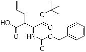 N-[(苯基甲氧基)羰基]-3-烯丙基-l-天冬氨酸 1-叔丁酯結(jié)構(gòu)式_144787-23-5結(jié)構(gòu)式