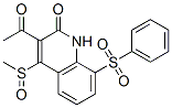2(1H)-quinolinone, 3-acetyl-4-(methylsulfinyl)-8-(phenylsulfonyl)-Structure,145499-90-7Structure 2(1H)-quinolinone, 3-acetyl-4-(methylsulfinyl)-8-(phenylsulfonyl)- Structure,145499-90-7Structure