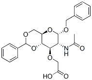 Benzyl 2-acetamido-4,6-o-benzylidene-3-o-(carboxymethyl)-2-deoxyhexopyranosideStructure,14595-22-3Structure Benzyl 2-acetamido-4,6-o-benzylidene-3-o-(carboxymethyl)-2-deoxyhexopyranoside Structure,14595-22-3Structure