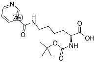 N2-[(1,1-二甲基乙氧基)羰基]-N6-(3-吡啶基羰基)-L-賴氨酸結(jié)構(gòu)式_14609-04-2結(jié)構(gòu)式