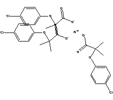 Aluminium clofibrateStructure,14613-01-5Structure Aluminium clofibrate Structure,14613-01-5Structure