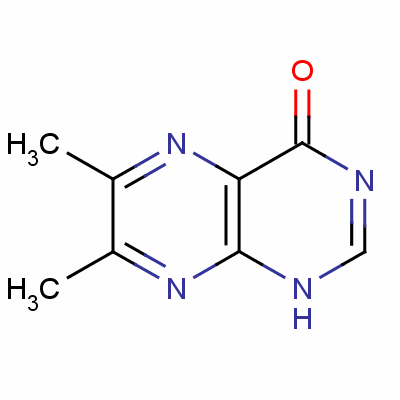 4-Hydroxy-6,7-dimethylpteridineStructure,14684-54-9Structure 4-Hydroxy-6,7-dimethylpteridine Structure,14684-54-9Structure