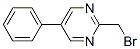Pyrimidine, 2-(bromomethyl)-5-phenyl- (9ci)Structure,146976-19-4Structure Pyrimidine, 2-(bromomethyl)-5-phenyl- (9ci) Structure,146976-19-4Structure