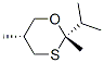 順式-(9ci)-2,5-二甲基-2-(1-甲基乙基)-1,3-氧硫雜環(huán)己烷結(jié)構(gòu)式_147354-45-8結(jié)構(gòu)式