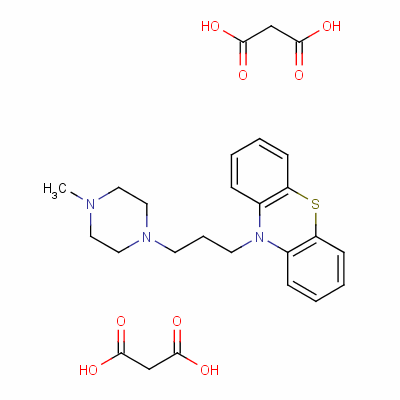 丙二酸培拉嗪結構式_14777-25-4結構式