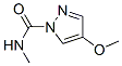 1H-pyrazole-1-carboxamide, 4-methoxy-n-methyl-Structure,14883-91-1Structure 1H-pyrazole-1-carboxamide, 4-methoxy-n-methyl- Structure,14883-91-1Structure