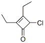 2-Cyclobuten-1-one, 4-chloro-2,3-diethyl-Structure,148962-09-8Structure 2-Cyclobuten-1-one, 4-chloro-2,3-diethyl- Structure,148962-09-8Structure