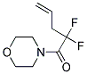 Morpholine, 4-(2,2-difluoro-1-oxo-4-pentenyl)-(9ci)Structure,149229-28-7Structure Morpholine, 4-(2,2-difluoro-1-oxo-4-pentenyl)-(9ci) Structure,149229-28-7Structure