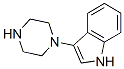 3-(1-哌嗪)-1H-吲哚結(jié)構(gòu)式_149669-53-4結(jié)構(gòu)式