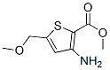 2-Thiophenecarboxylicacid,3-amino-5-(methoxymethyl)-,methylester(9ci)Structure,150360-17-1Structure 2-Thiophenecarboxylicacid,3-amino-5-(methoxymethyl)-,methylester(9ci) Structure,150360-17-1Structure