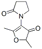 2-Pyrrolidinone, 1-(4,5-dihydro-2,5-dimethyl-4-oxo-3-furanyl)-Structure,151390-58-8Structure 2-Pyrrolidinone, 1-(4,5-dihydro-2,5-dimethyl-4-oxo-3-furanyl)- Structure,151390-58-8Structure