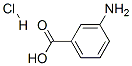 3-Aminobenzoic acid hydrochloride Structure,15151-51-6Structure