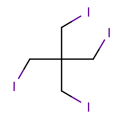 Pentaerythrityl tetraiodideStructure,1522-88-9Structure Pentaerythrityl tetraiodide Structure,1522-88-9Structure