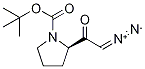(R)-2-(2-二氮雜乙?；?吡咯烷-1-羧酸叔丁酯結(jié)構(gòu)式_152665-79-7結(jié)構(gòu)式